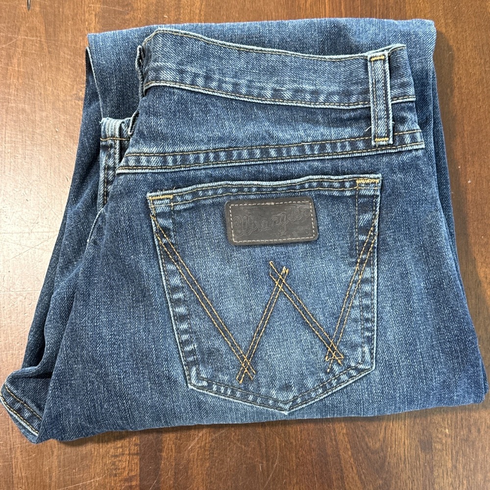 Wrangler Mens 20X Style 01 Jeans 32x32 Blue Competition Fit Western Cowboy